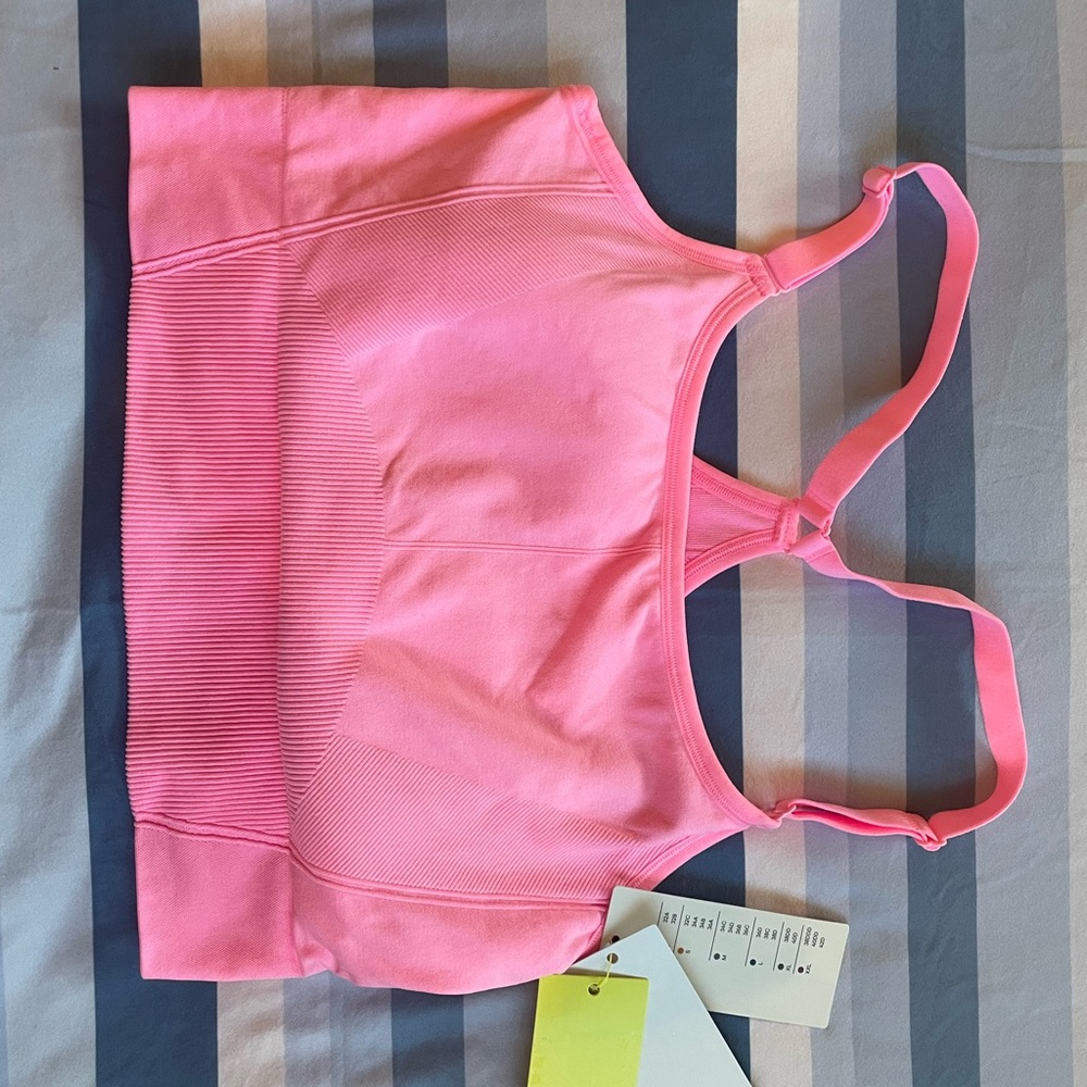 New All In Mottion XXL NeonPink Sports Bra